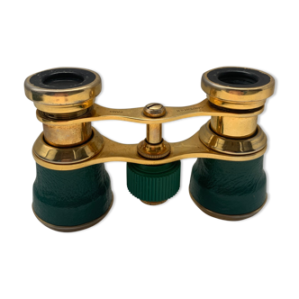 Leather and brass theater binoculars from carpentier