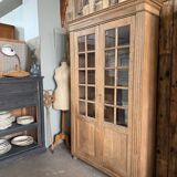 Antique oak display cabinet (renovated)