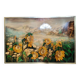 Oil painting on metal panel
