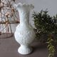 White opaline vase