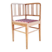 Chaise d'angle vintage rénovée, années 1900-1920
