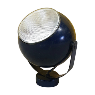 Spot wall light  70s blue ball