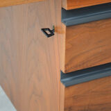 Desk wood and metal, 1970