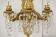 Deux appliques murales en bronze et en verre coupé