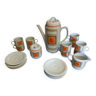 Coffee set 70s porcelain bareuther Bavaria