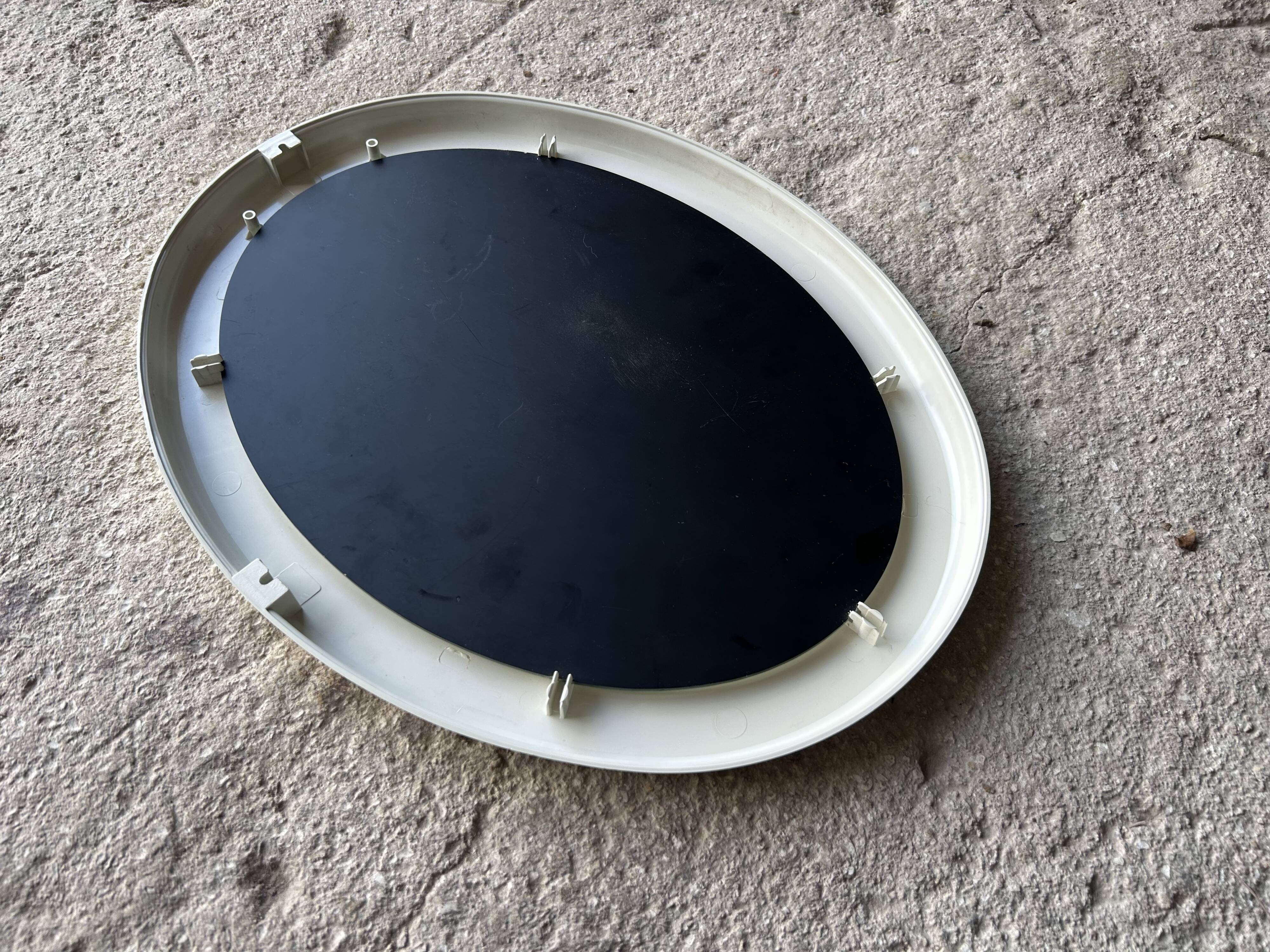 Vintage oval mirror