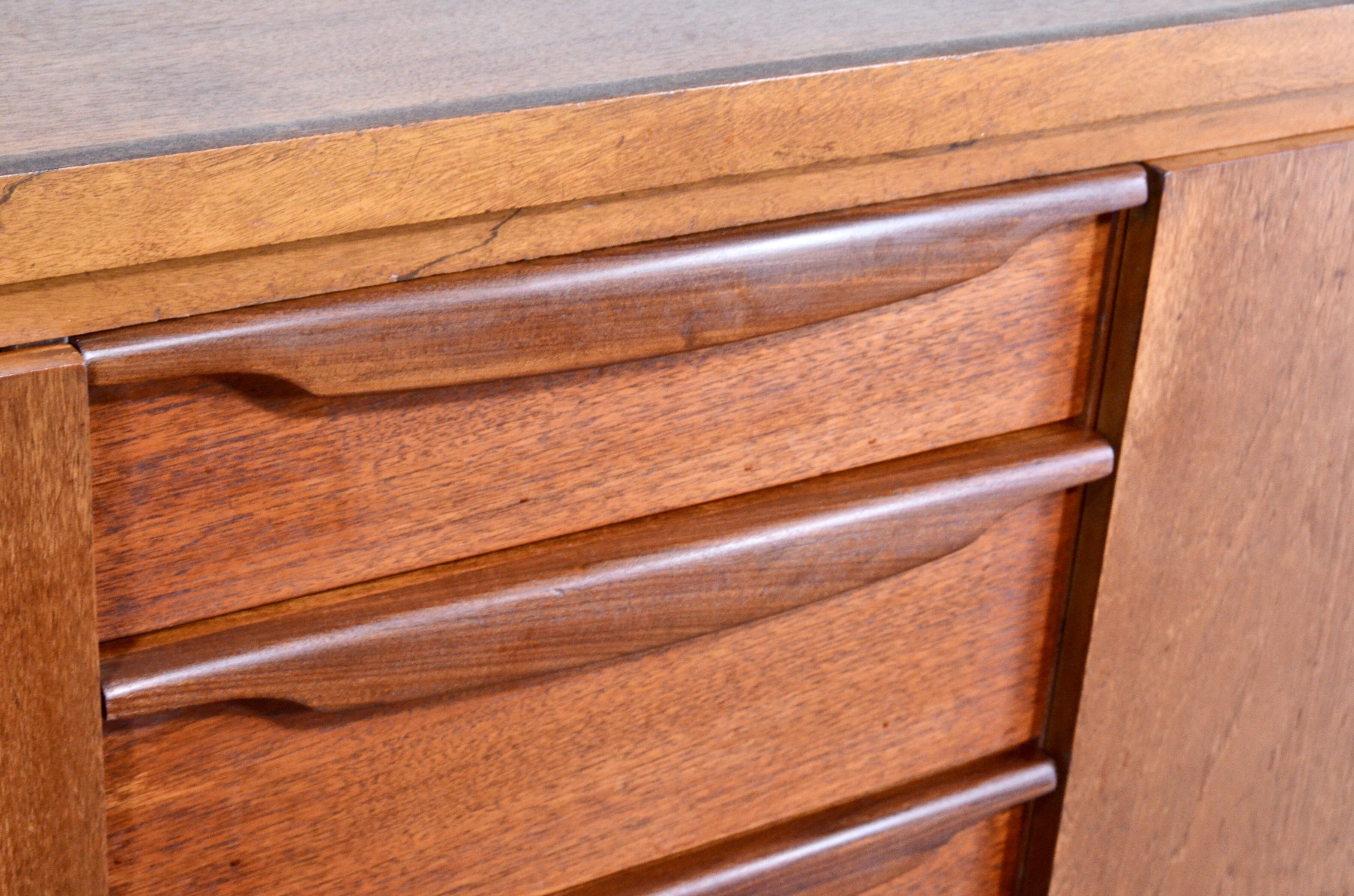 Midcentury Greaves & Thomas Teak And Afromosia Sideboard / Long John. Vintage Modern / Danish Style.