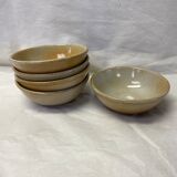 Set of 5 marsh sandstone bowls
