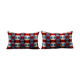 Paire de coussins ikat
