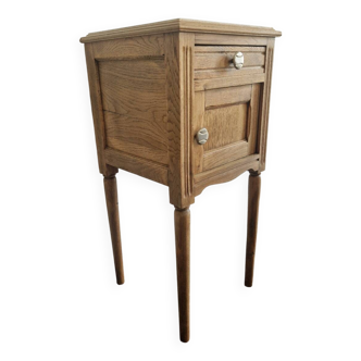 Bedside table - Louis XVI style - Solid oak