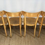 4 chaises bistrot en bois courbé - style baumann