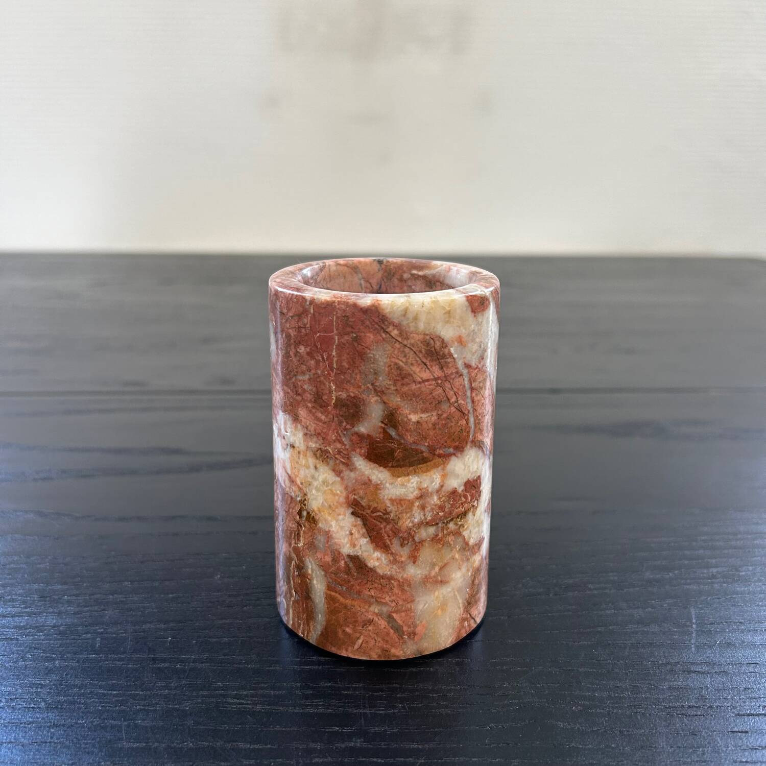 Pink marble vase