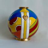 Vase ball enamels of Longwy