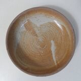 6 assiettes creuses en grès Vintage