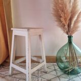 Patinated workshop stool