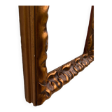 Gold colored wooden frame