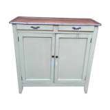 Buffet parisien vert vintage