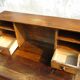 Walnut Secretary Stepped XIXth century Louis Philippe