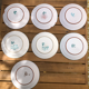 7 plates Vallauris Robert Picault ceramics