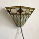 Art Deco style stained glass wall light