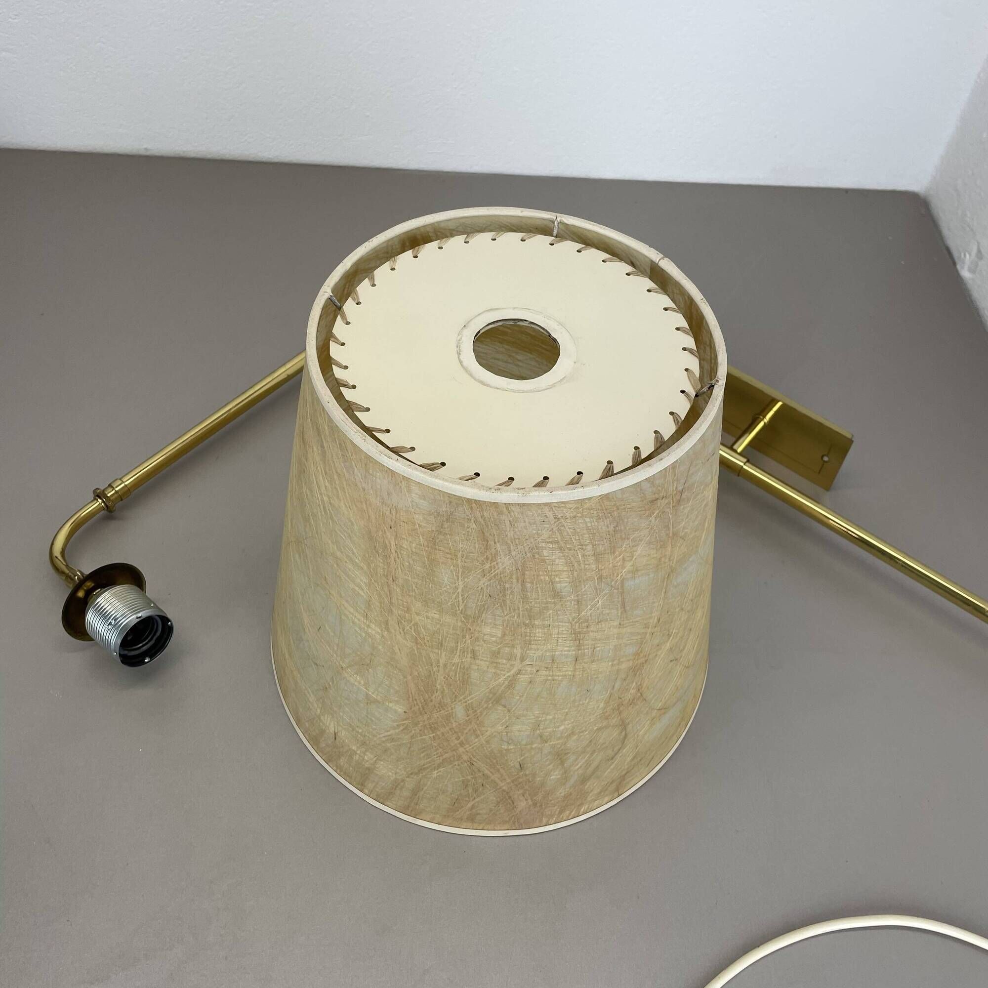 XXL adjustable Brass Wall Light Italy, 1950s