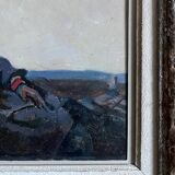 Painting HSP Samouchine (kyiv church) "The Mongol" St Petersburg 1966 Russian