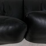 Cassina Maralunga 2,5 seater - black leather