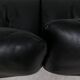 Cassina Maralunga 2,5 places - cuir noir