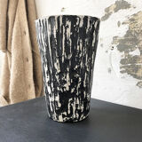 Vintage black vase