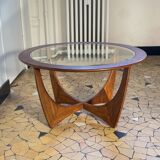 Round Astro coffee table, Victor Wilkins