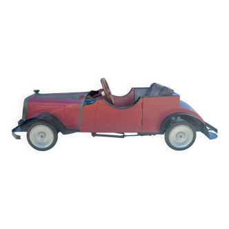 Old toy pedal car fiat 1930