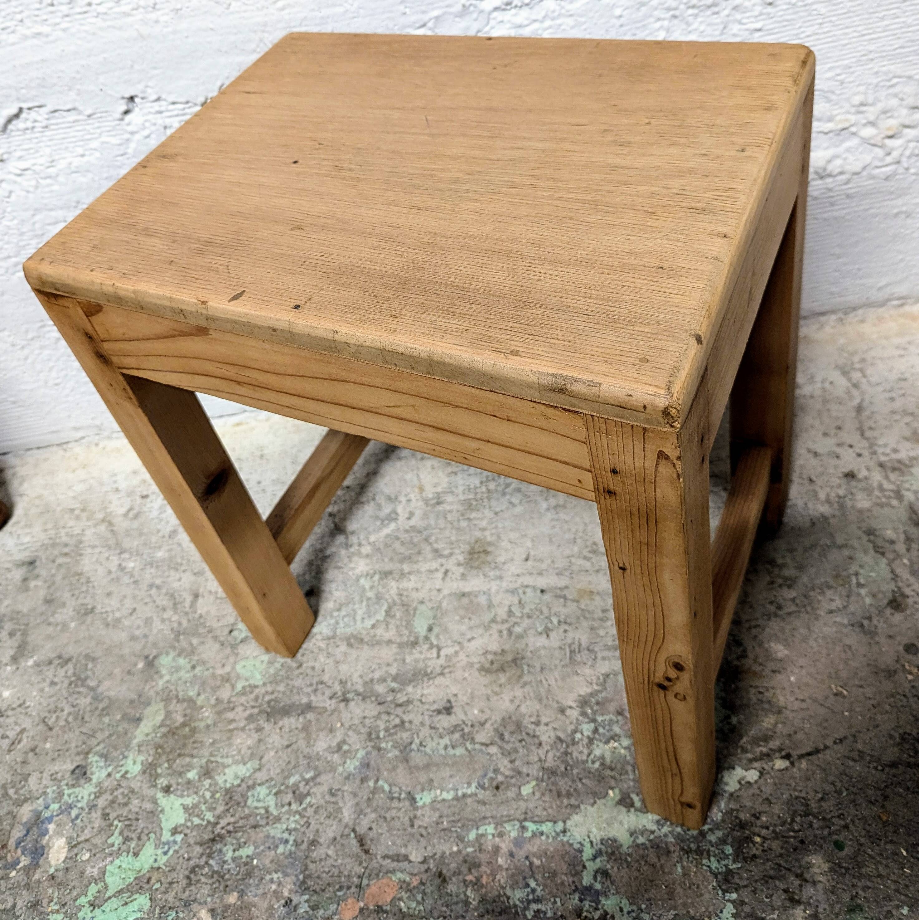 Wooden stool