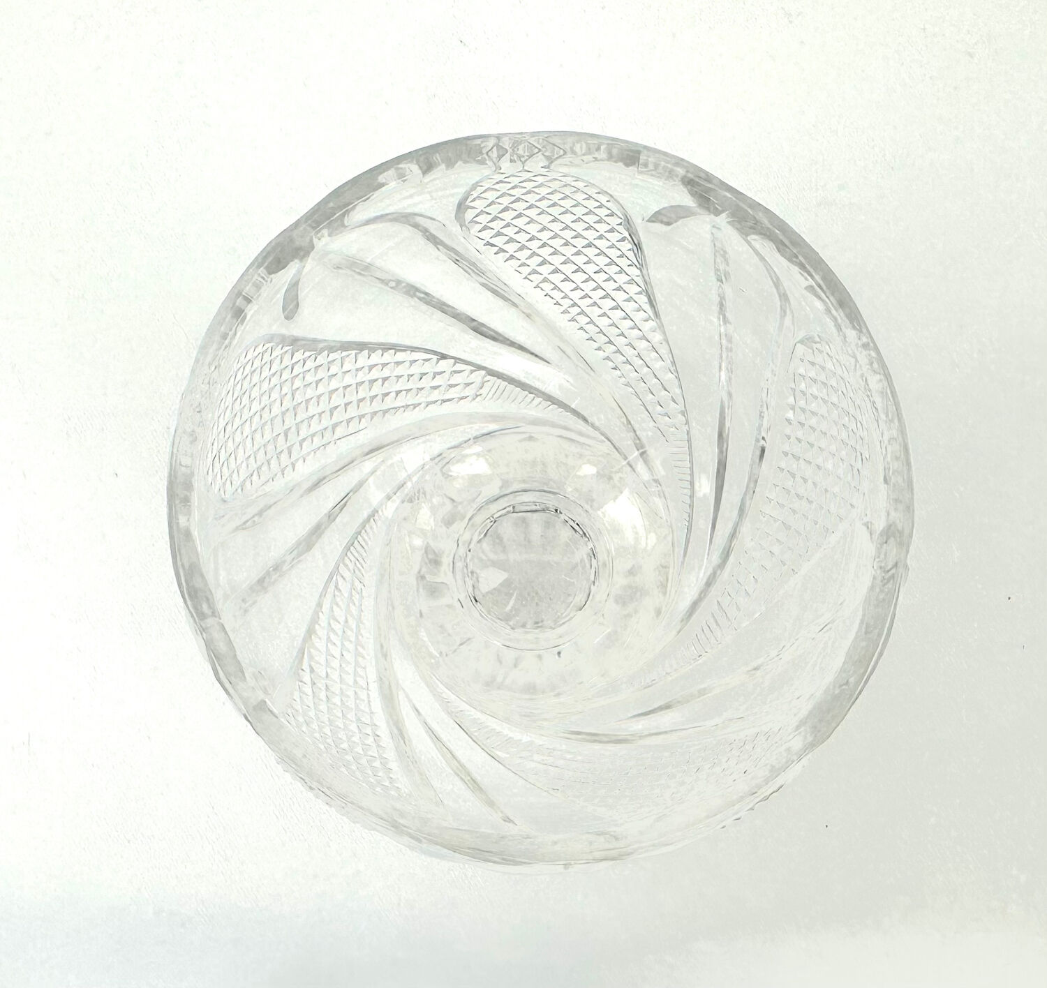 Bonbonnière en cristal Napoléon III