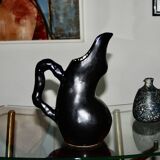 Vintage ceramic pitcher by raymond camart 1950