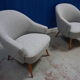 Paire de fauteuils 1950