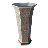 Ceramic vase, leaf decoration, royal china seltmann bavaria 3003/30