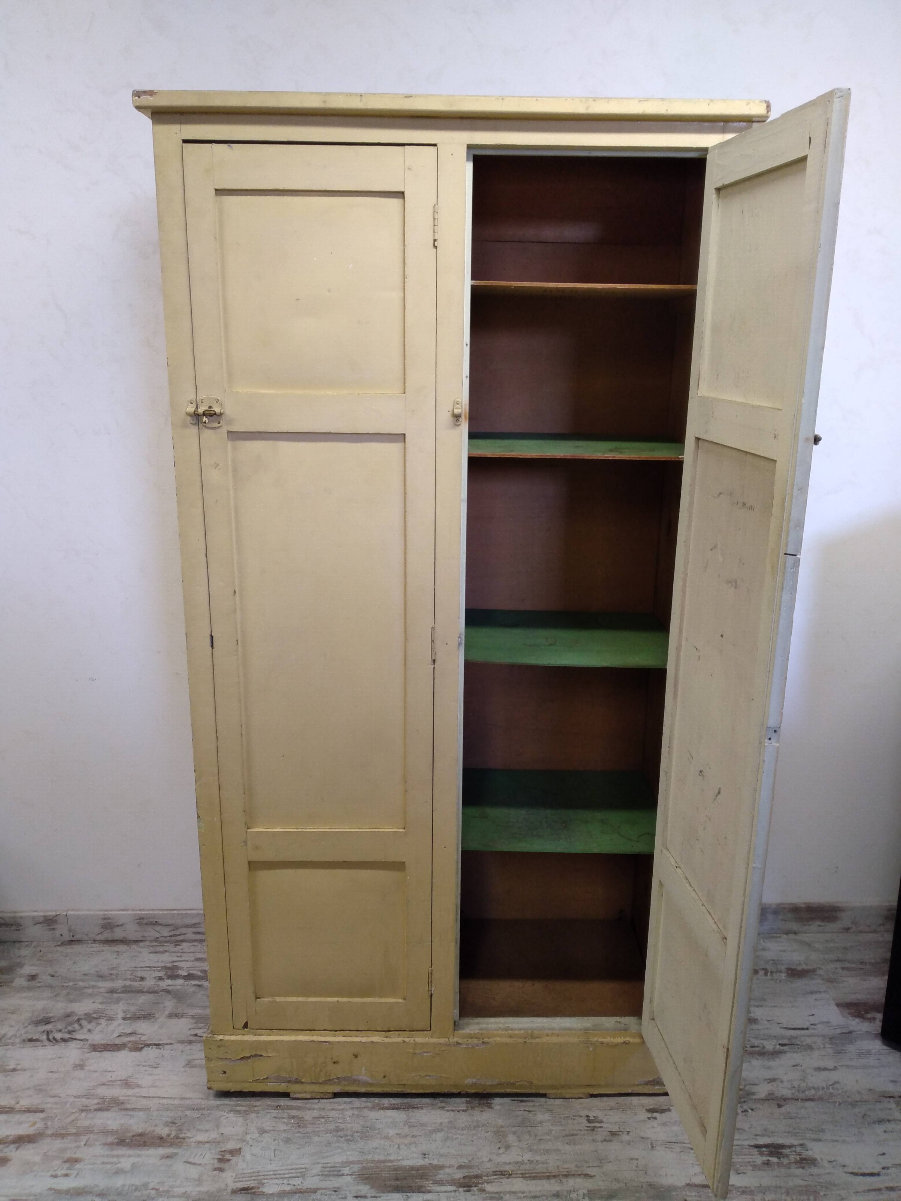 Old wooden locker