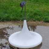 Tulip pendant lamp from the 70s in opaline glass Doria Leuchten