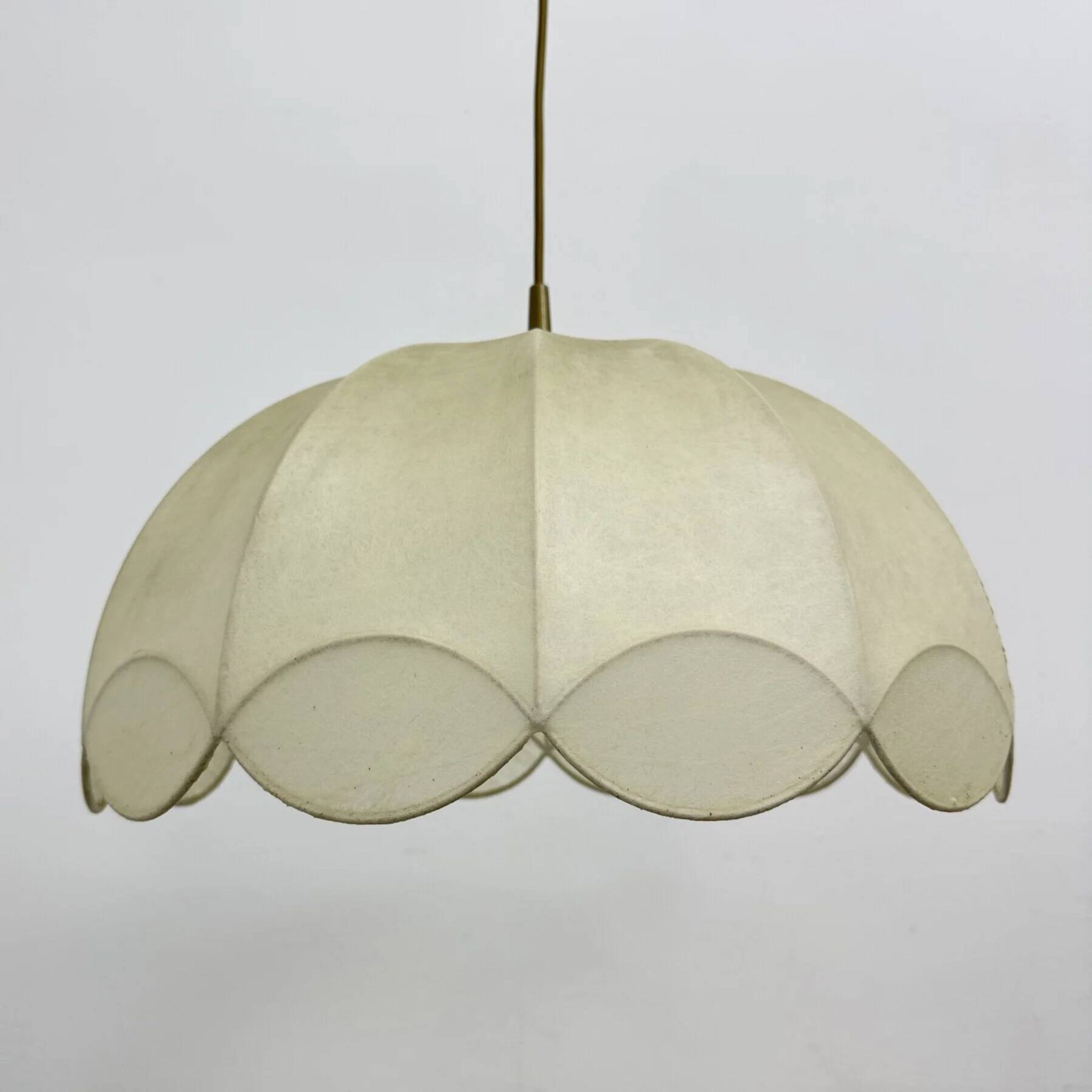 German mid-century "Cocoon" wavy chandelier by Goldkant, 1970s