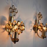 Paire d'appliques Palwa par Ernest Palm, 1960, Espagne