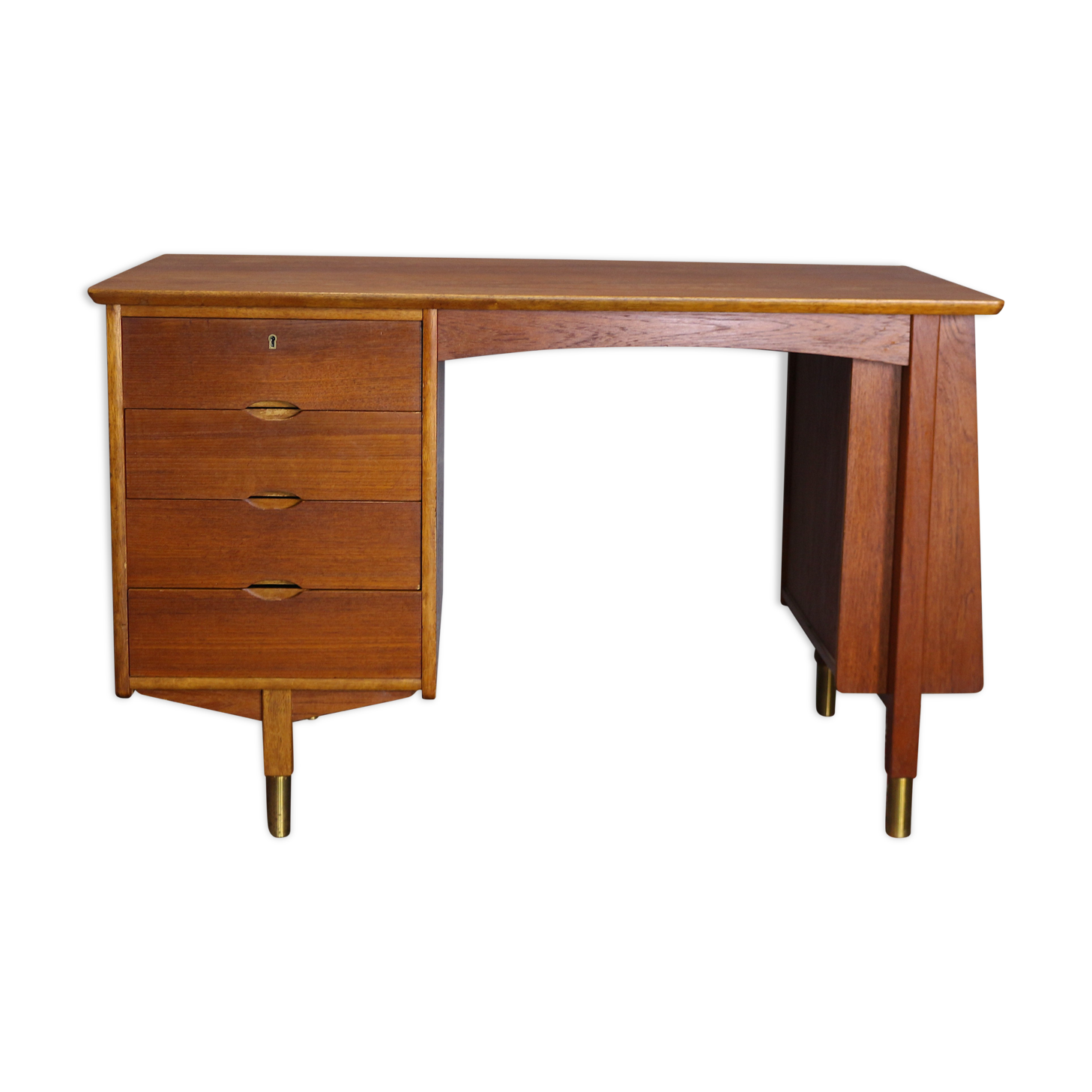 Teak desk by Myhres Møbelindustri, 1956 Norway