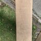 Solid oak wooden bench