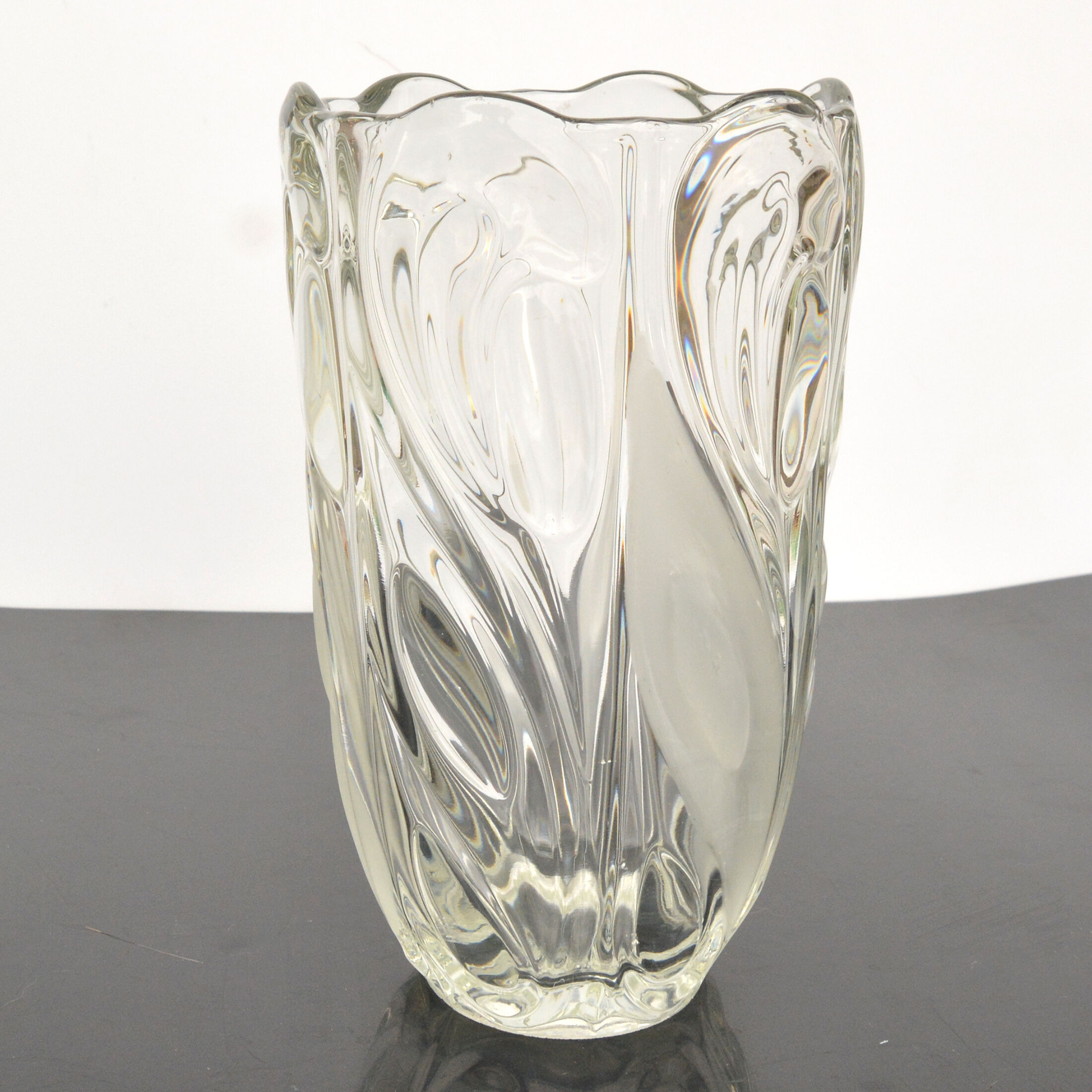 Vase, designed by f. pečený, heřmanova huť, 1970s