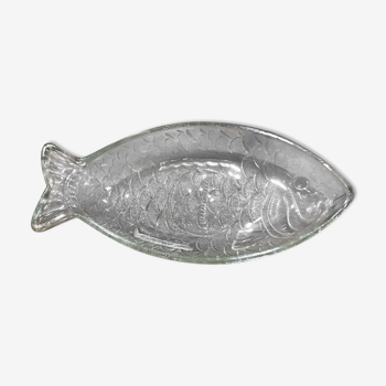Ravier fish transparent glass