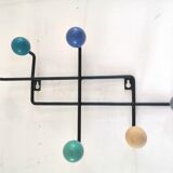 Ball wall coat rack