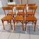 Suite of 6 chairs of Vintage Bistrot 1960s
