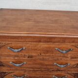 Oak art deco chest of drawers