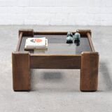 Vintage Italian Modernist Coffee Table in the style of Tobia Scarpa, 1960s