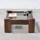 Vintage Italian Modernist Coffee Table in the style of Tobia Scarpa, 1960s