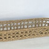 Braided rope basket